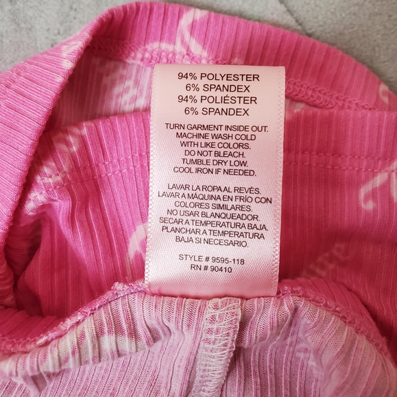 JUICY COUTURE pink 2 piece tank top and shorts set - Picture 4 of 5